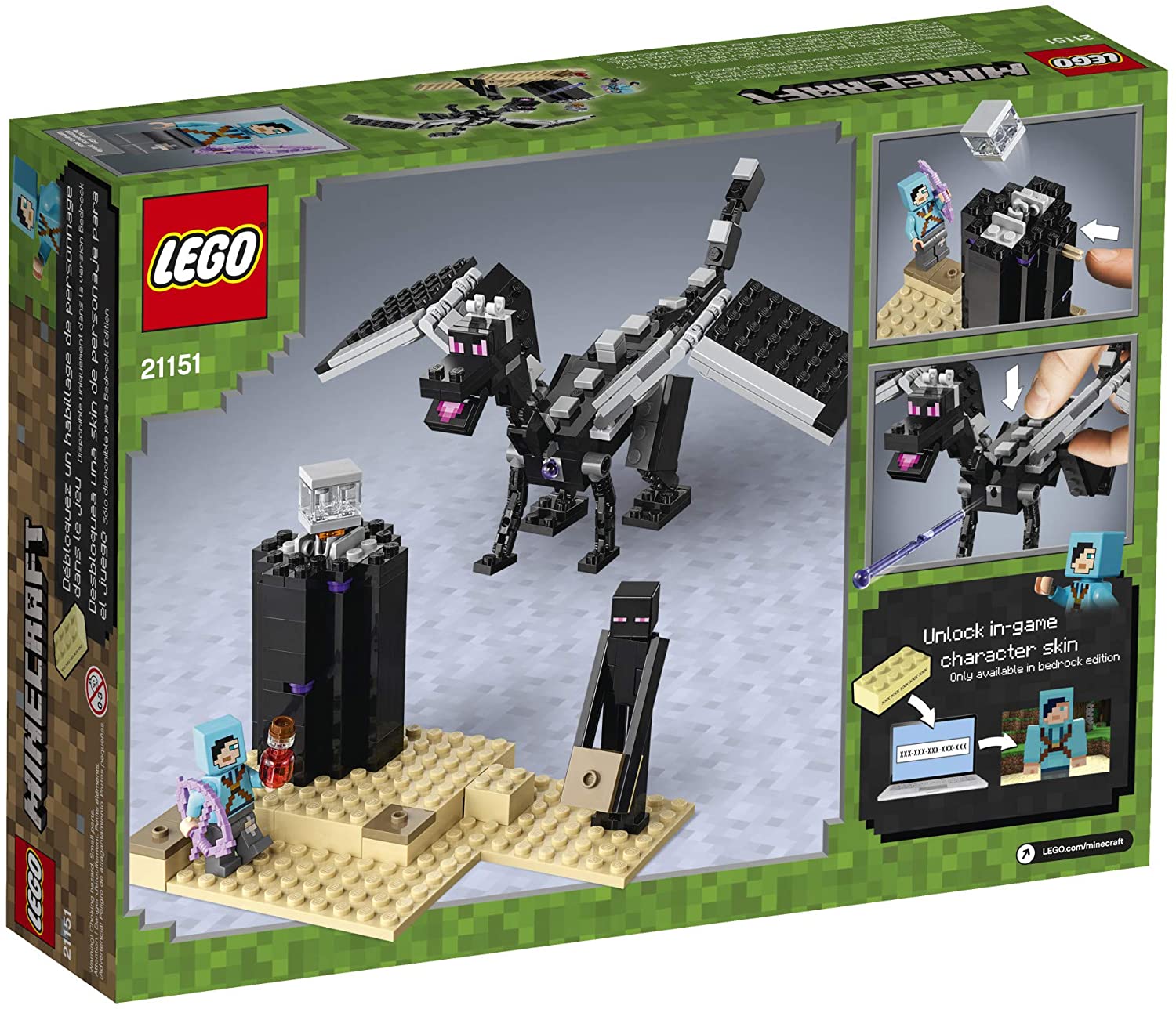 LEGO Minecraft Dragon Fighting