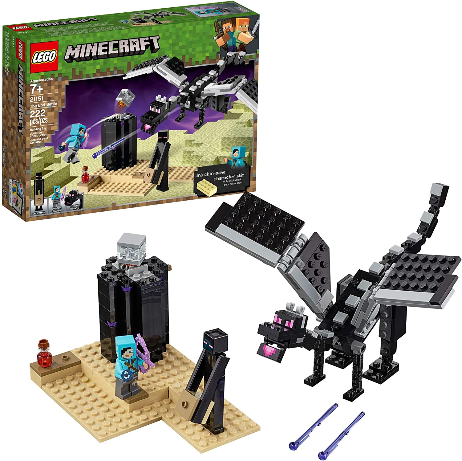 LEGO Minecraft Dragon Fighting