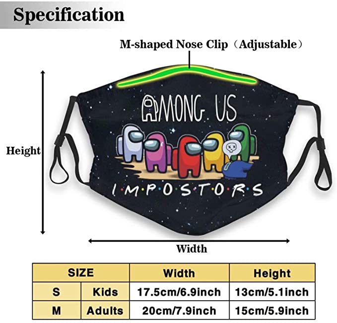 Among Us Face Mask