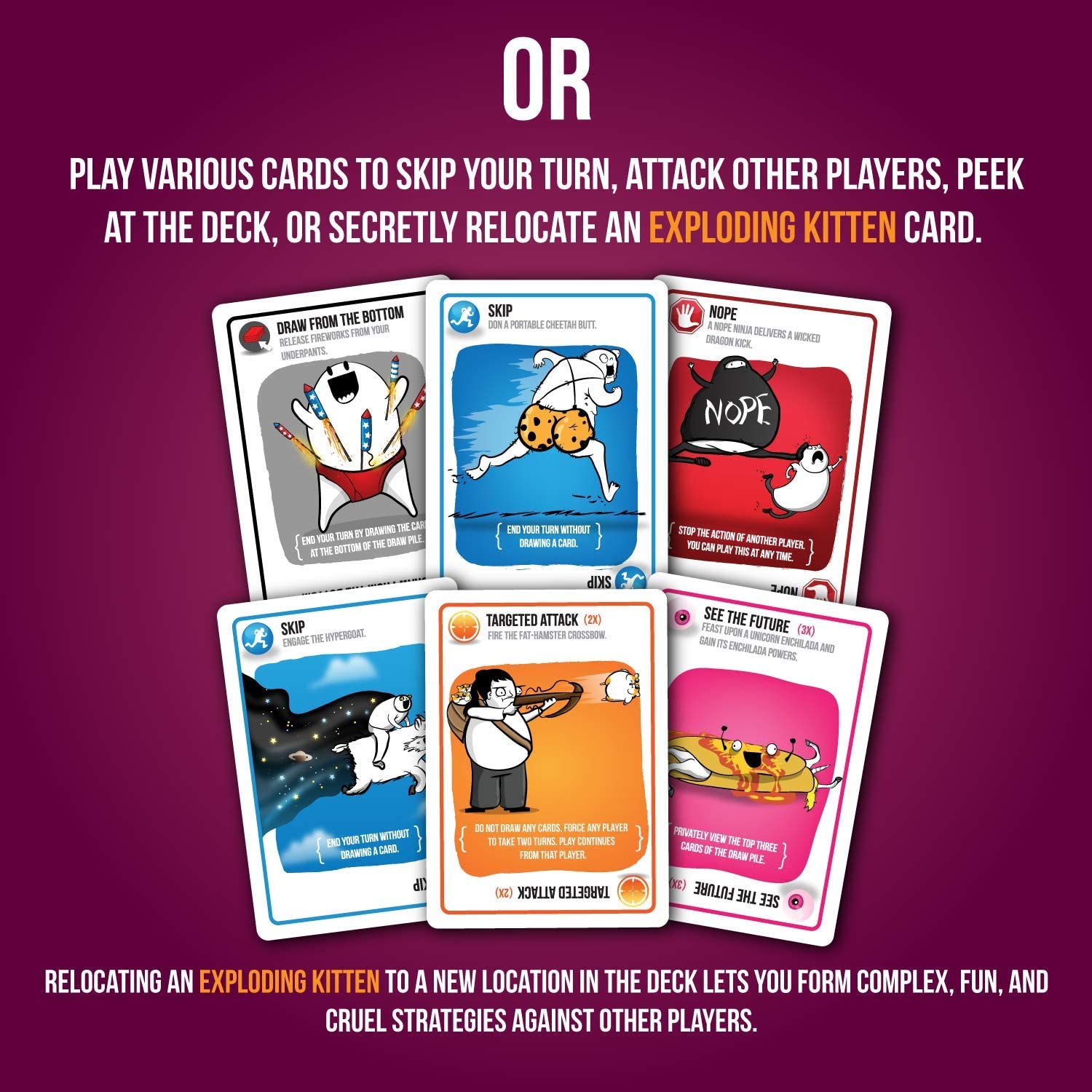 Exploding Kittens Card Game