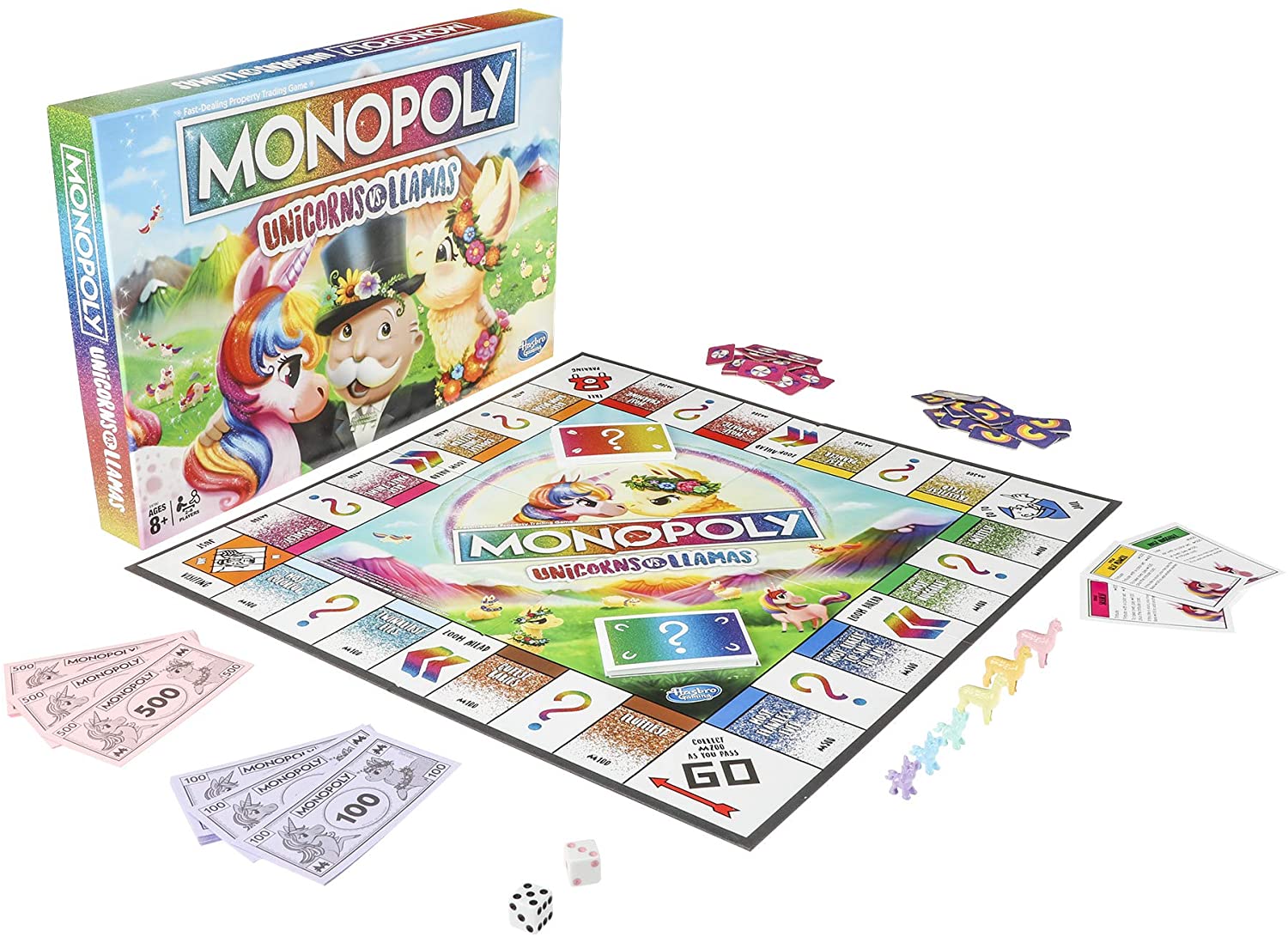 Monopoly Llamas board game