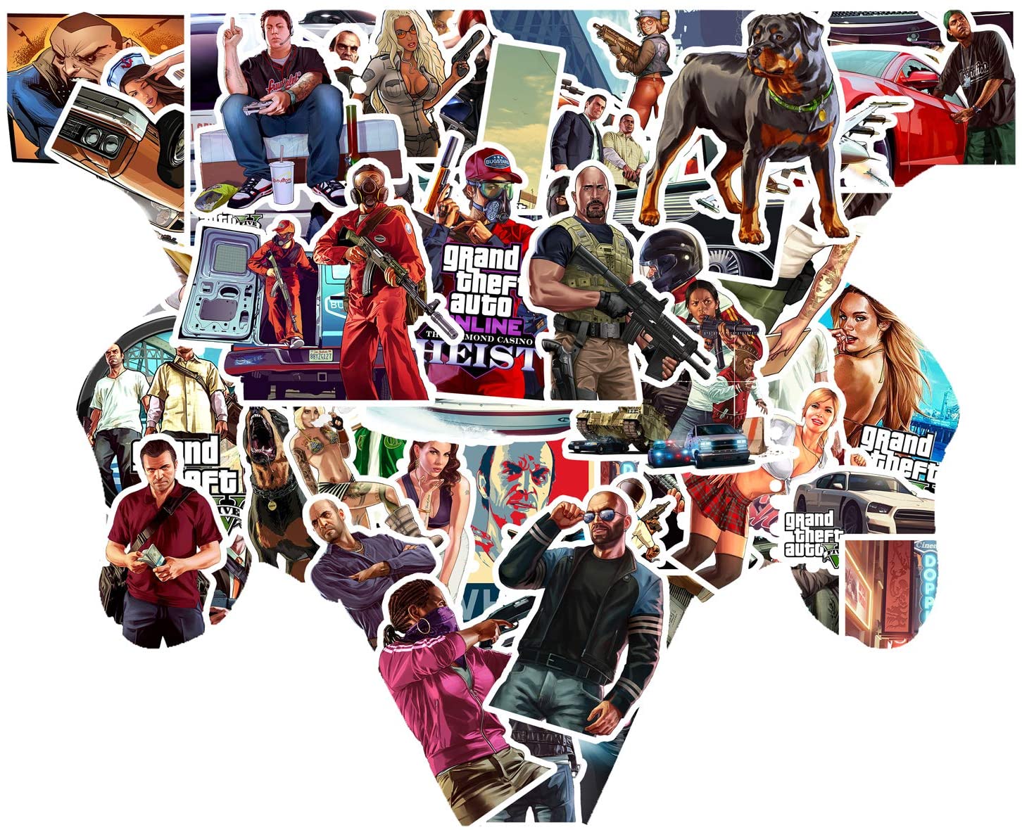 Stickers for Grand Theft Auto Games