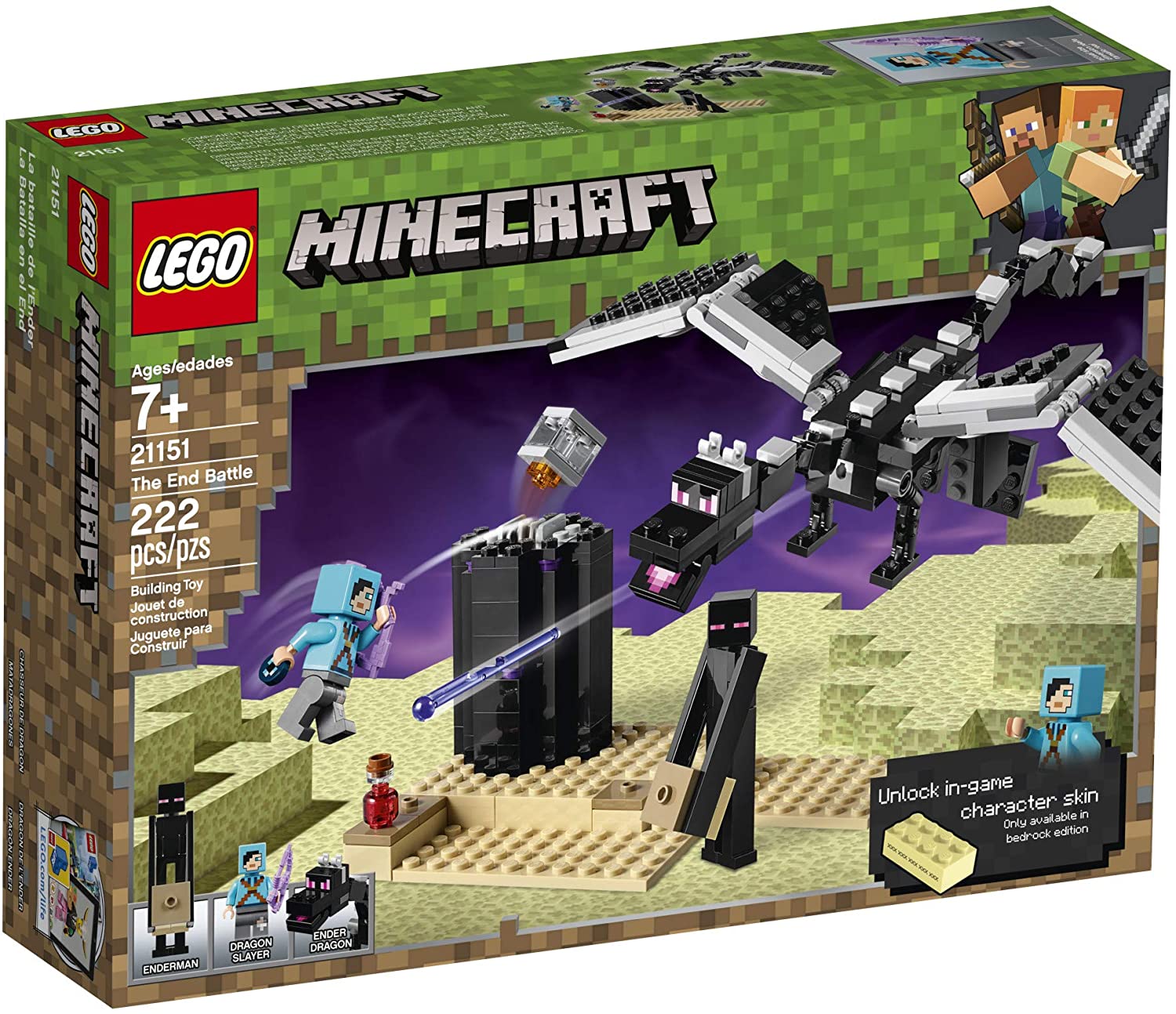 LEGO Minecraft Dragon Fighting