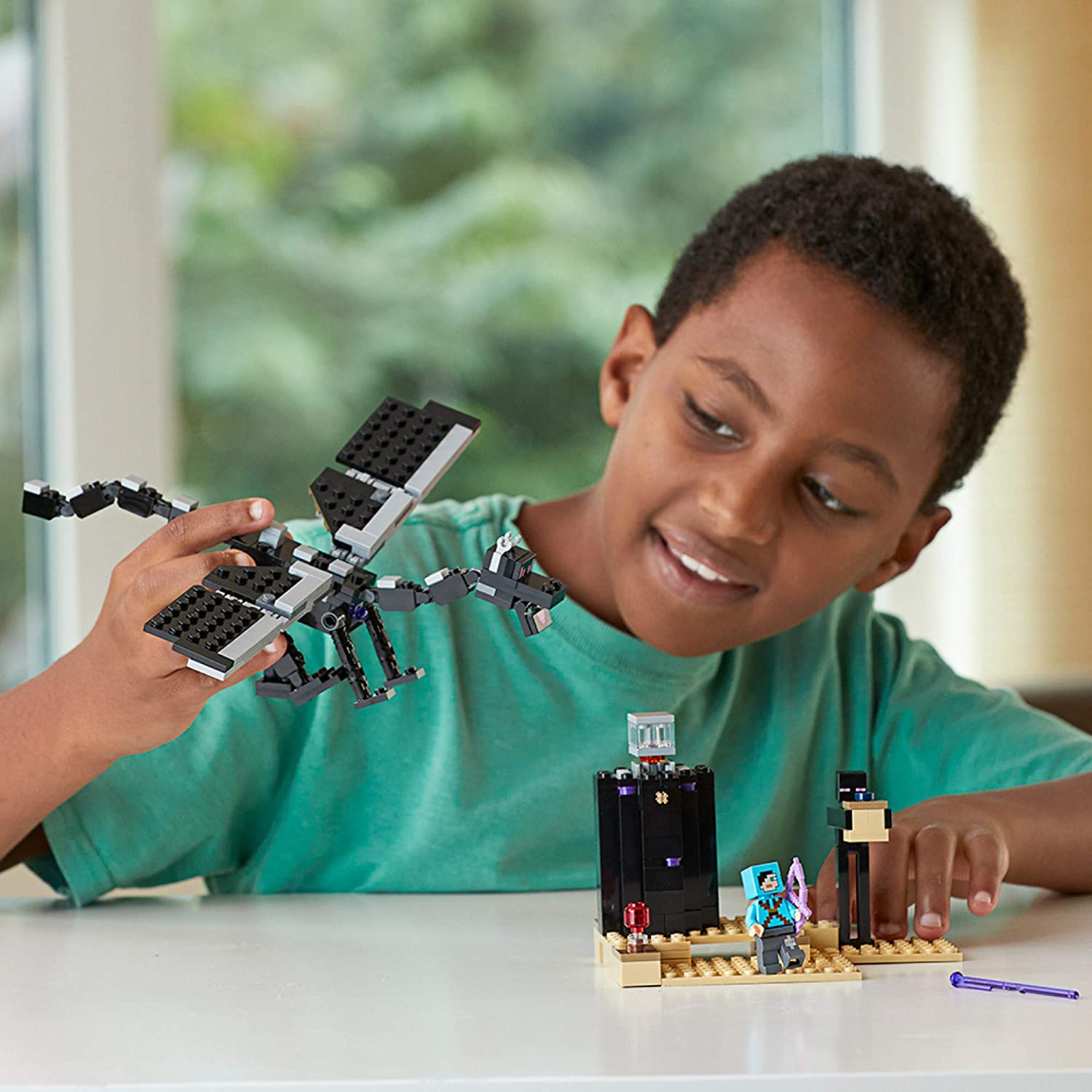 LEGO Minecraft Dragon Fighting